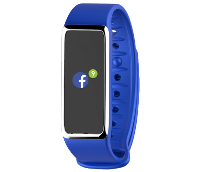 Smartband MyKronoz SMARTBAND MYKRONOZ ZeFit3 Blue Silver  #